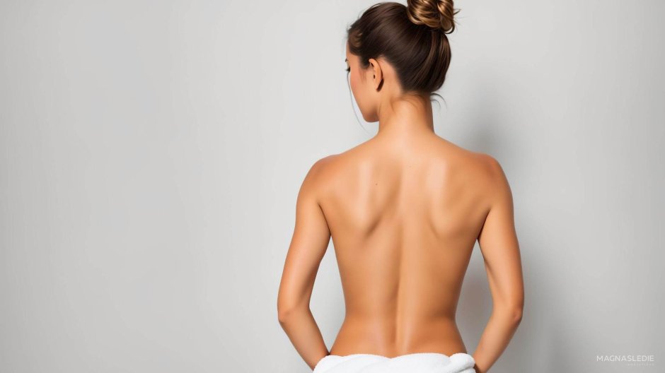 Ровная женская спина