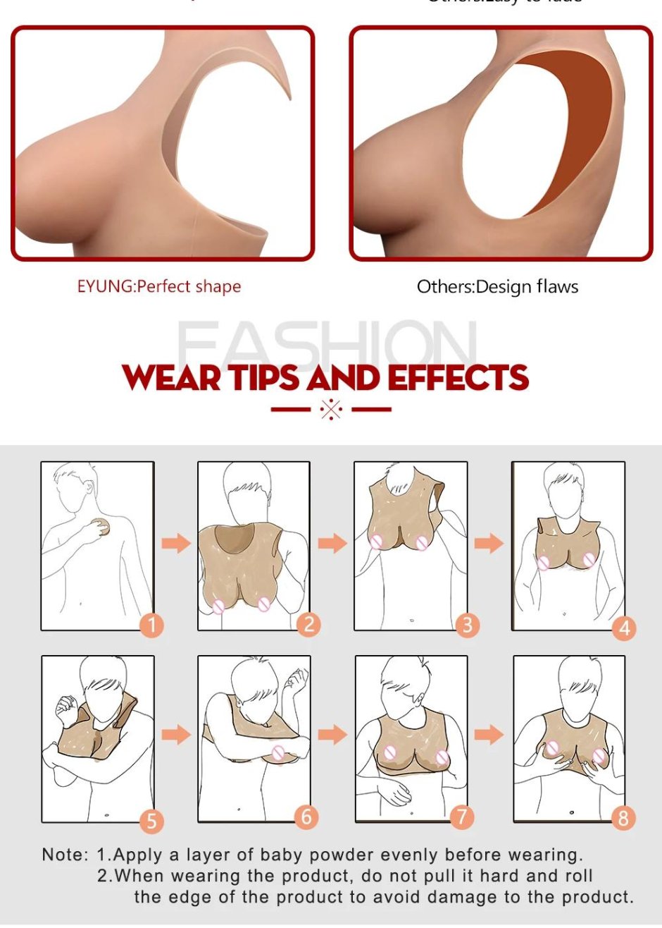 Накладные груди для трансвеститов