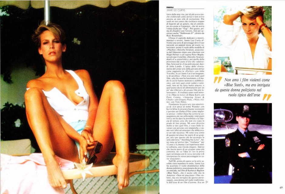 Ли кертис в молодости