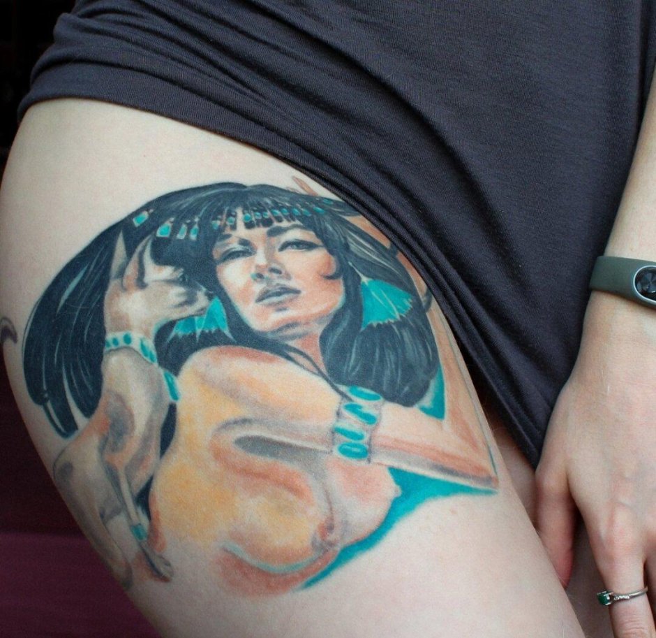 Египетская царица клеопатра тату