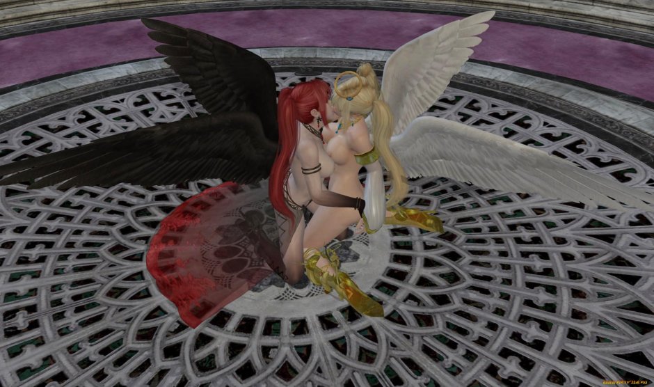Эротические картинки с ангелами и демонами