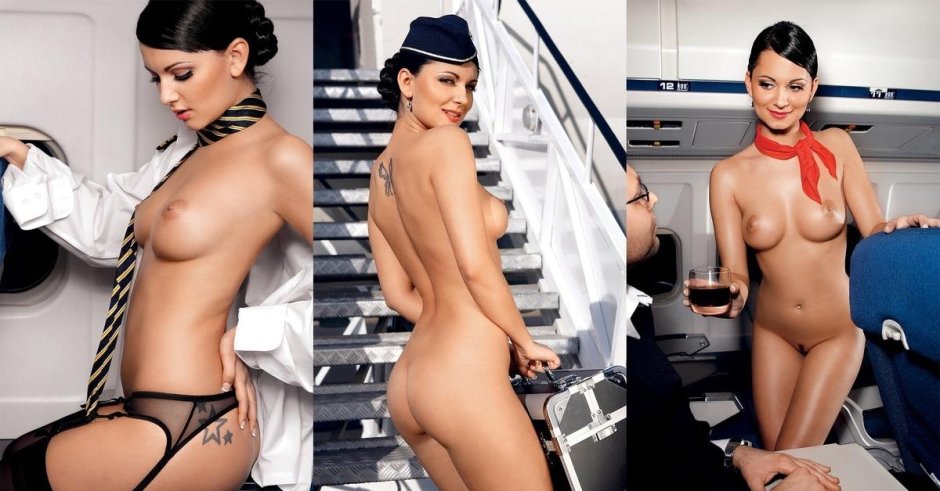 Голые девушки стюардессы