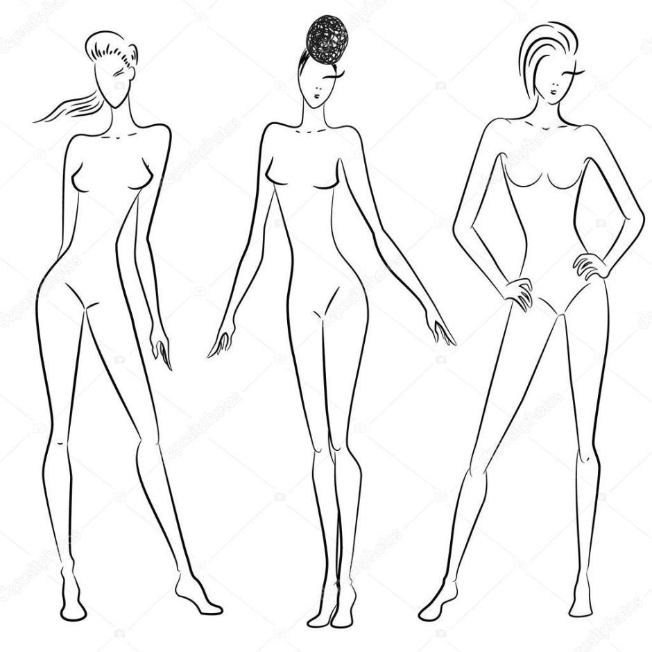 Фигура для рисования одежды