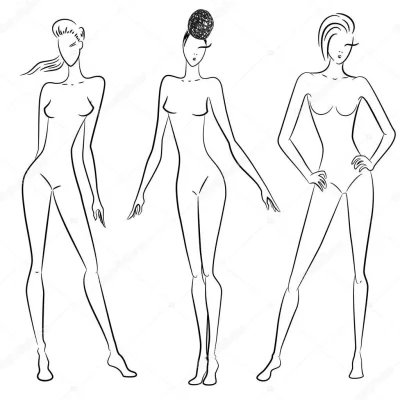 Фигура для рисования одежды