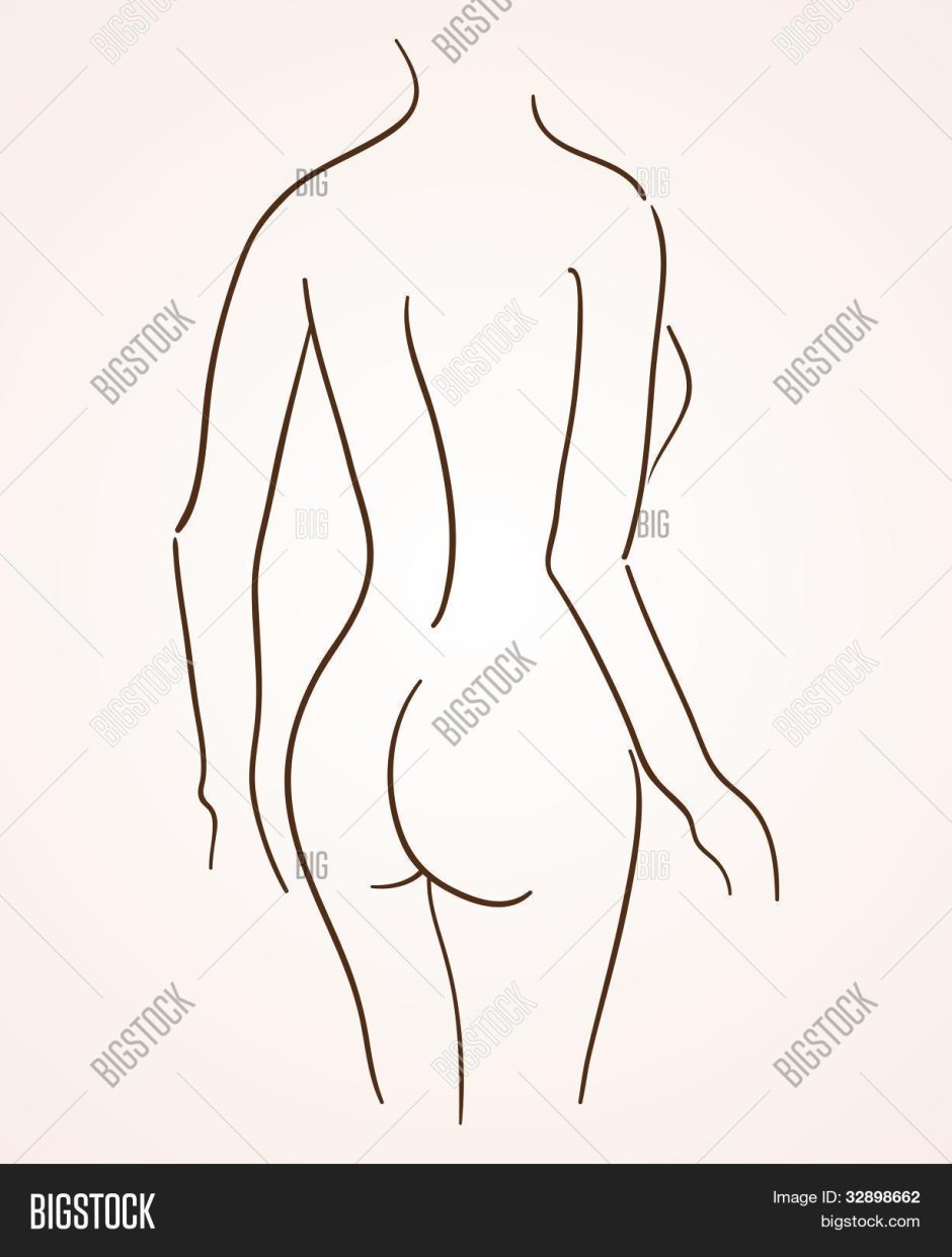 Контур женского тела