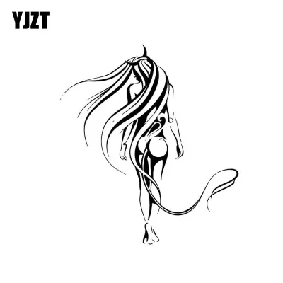 Тату силуэт девушки