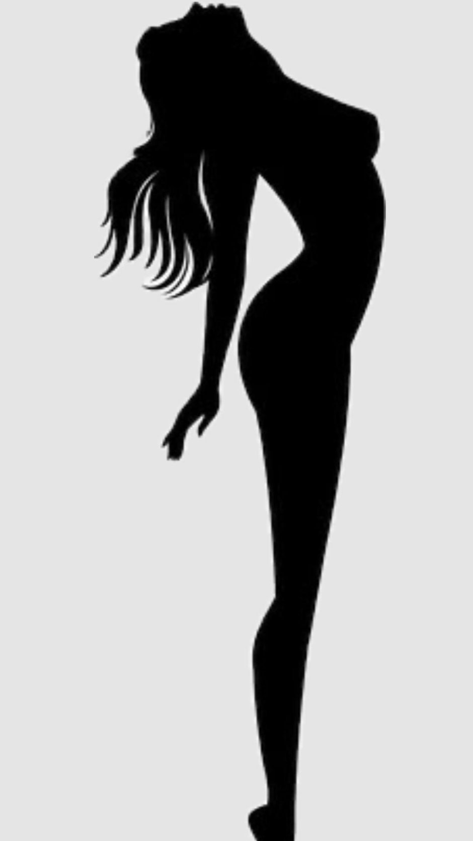 Фигура девушки силуэт