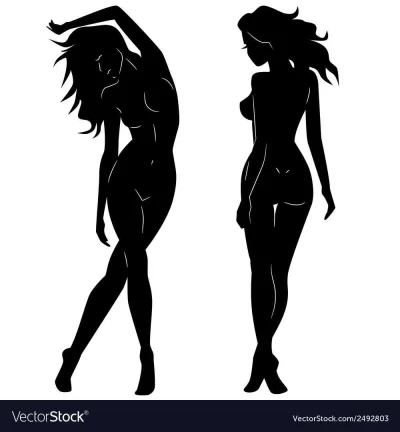 Силуэт женщины