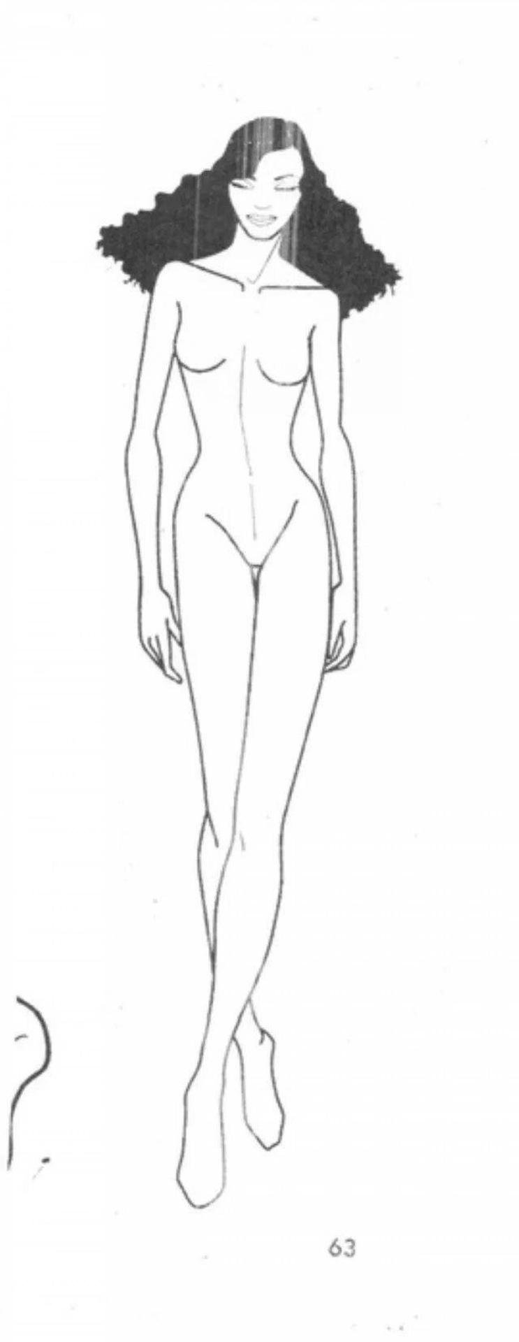 Модели для рисования одежды