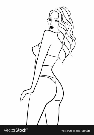 Фигура женщины рисунок