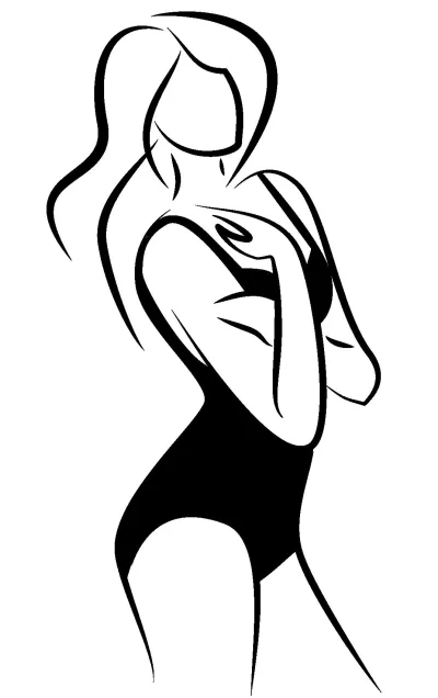 Очертания женского тела
