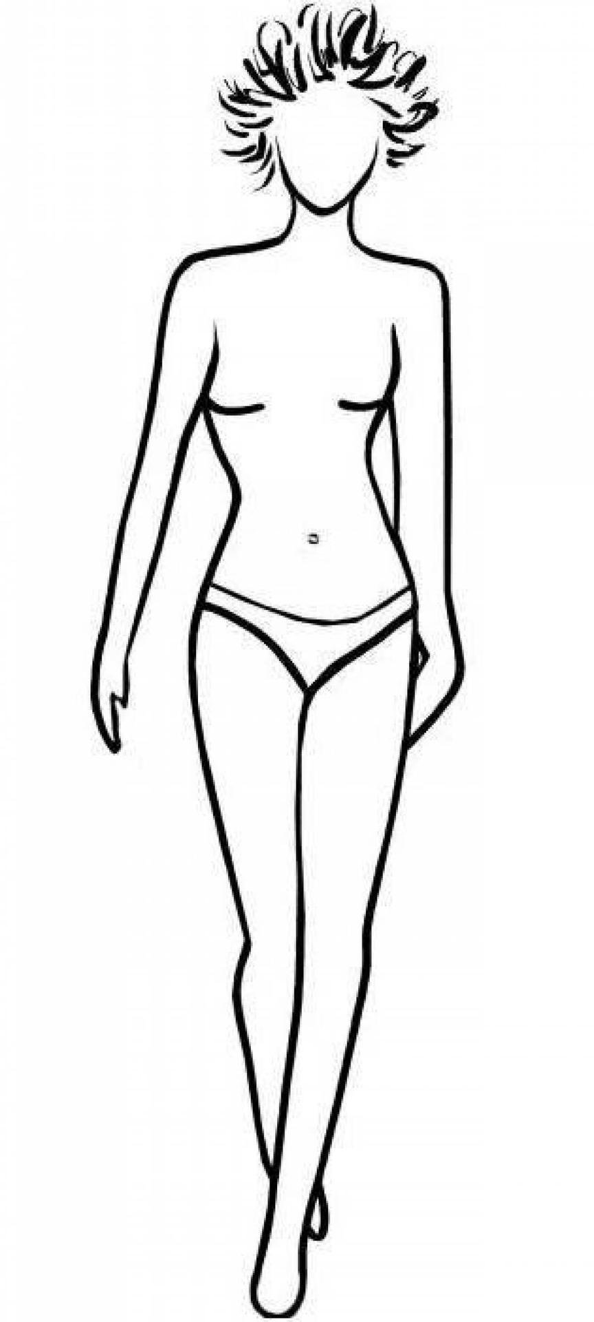 Фигура для рисования одежды