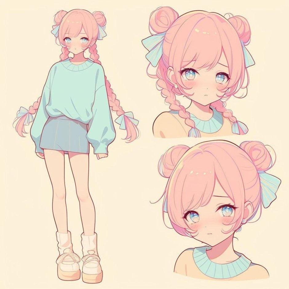 Милые рисунки аниме