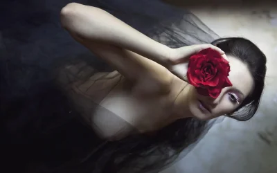 Девушка роза