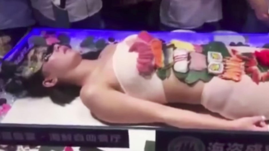 Ниотамори nyotaimori вагина