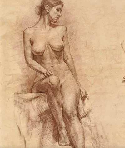 Рисунки обнаженных женщин