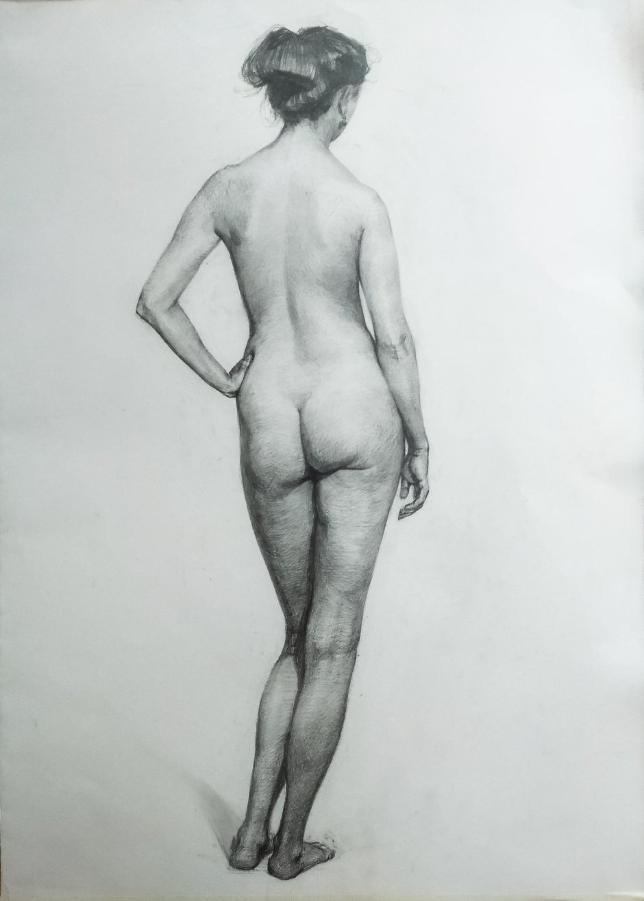 Ню для начинающих живописцев графика