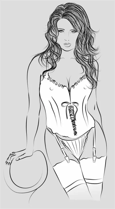 Рисунки девушек