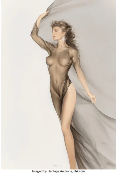 Иллюстрации в стиле ню