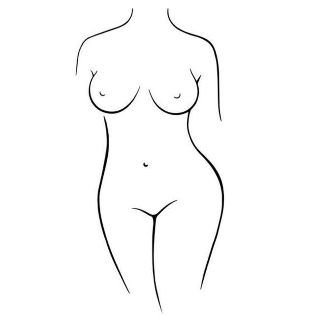 Силуэт женской фигуры