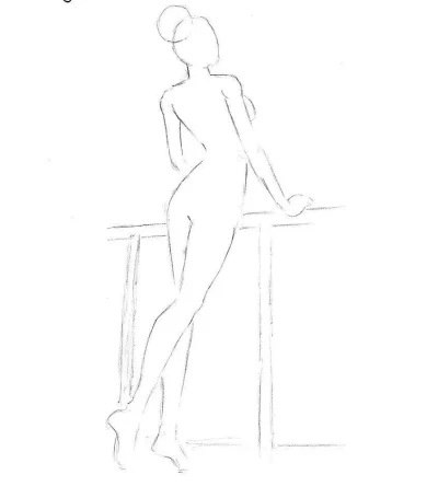 Макет для рисования одежды