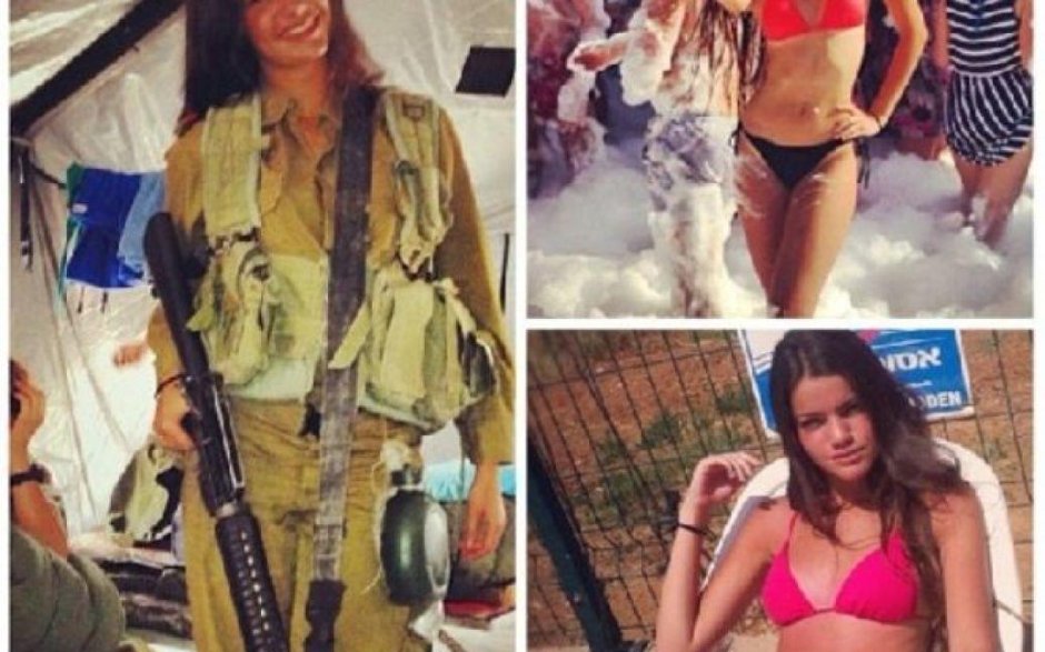 Израильские девушки военные в форме и без