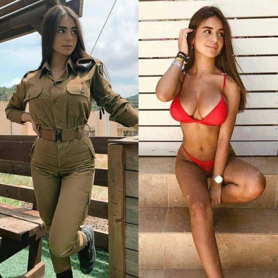 Девушка в военной форме