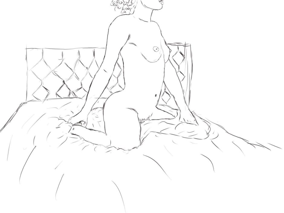 Женская мастурбация рисунки