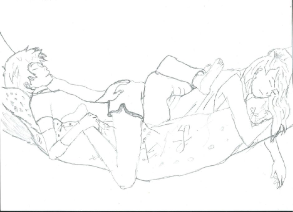 Рисунки пар аниме