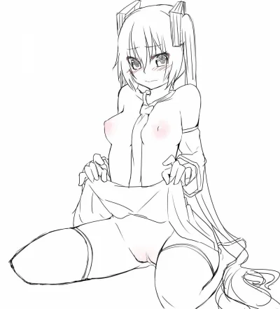 Раскраска хентай аниме