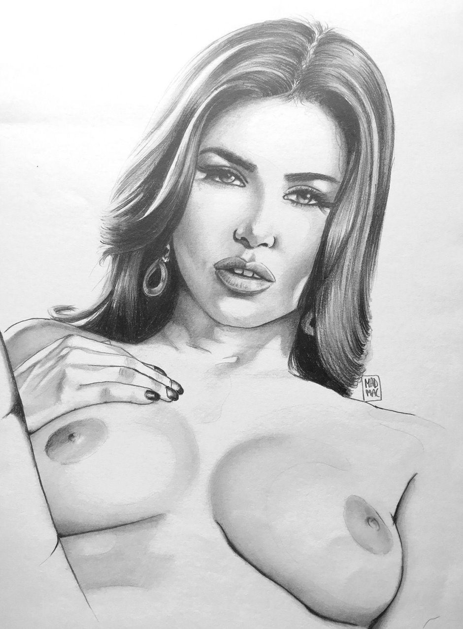 Меган фокс карандашом