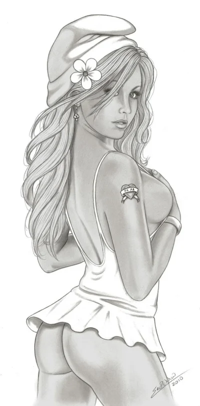 Рисунки девушек