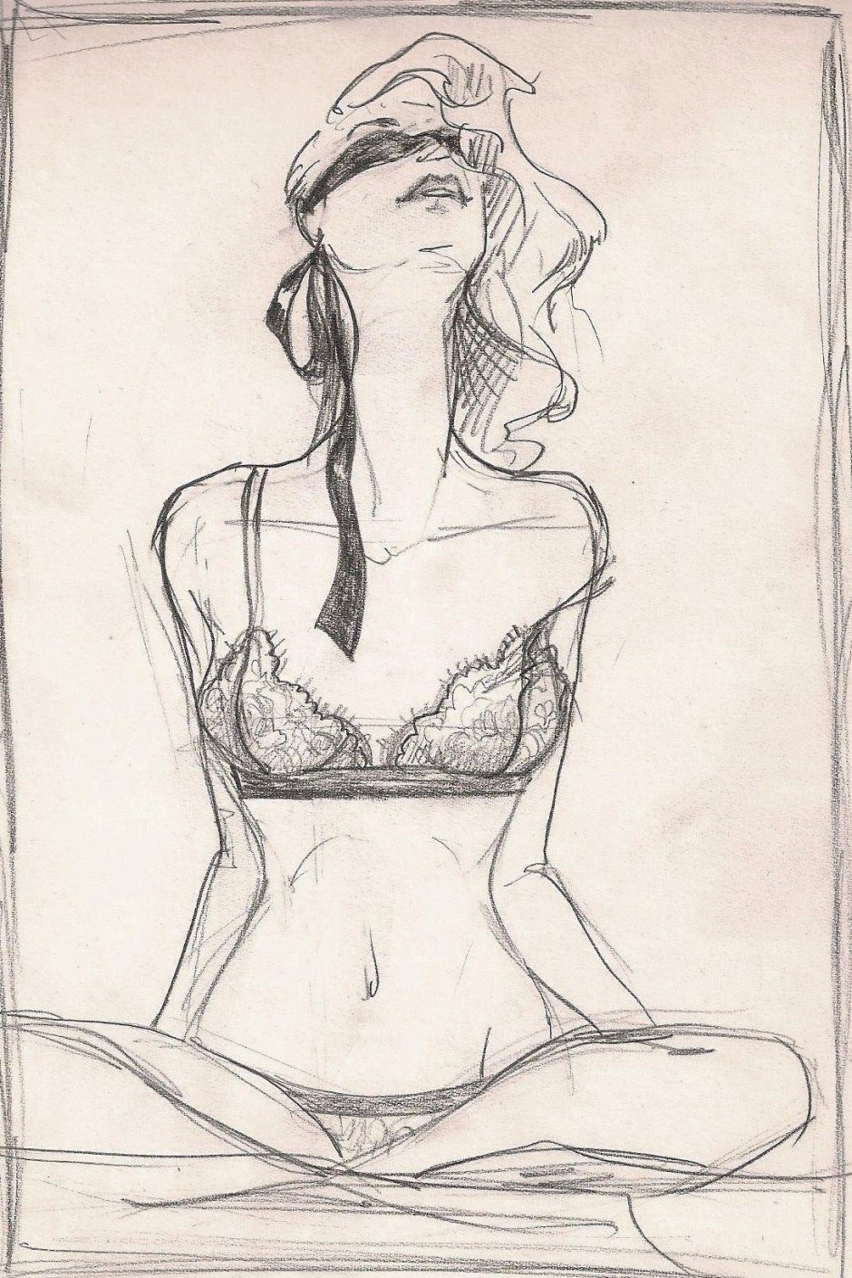 Набросок женского тела