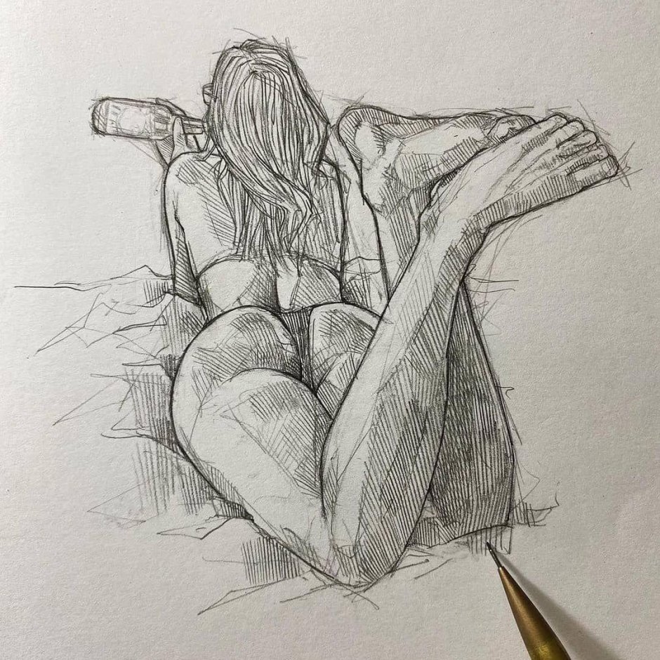 Непристойные рисунки карандашом