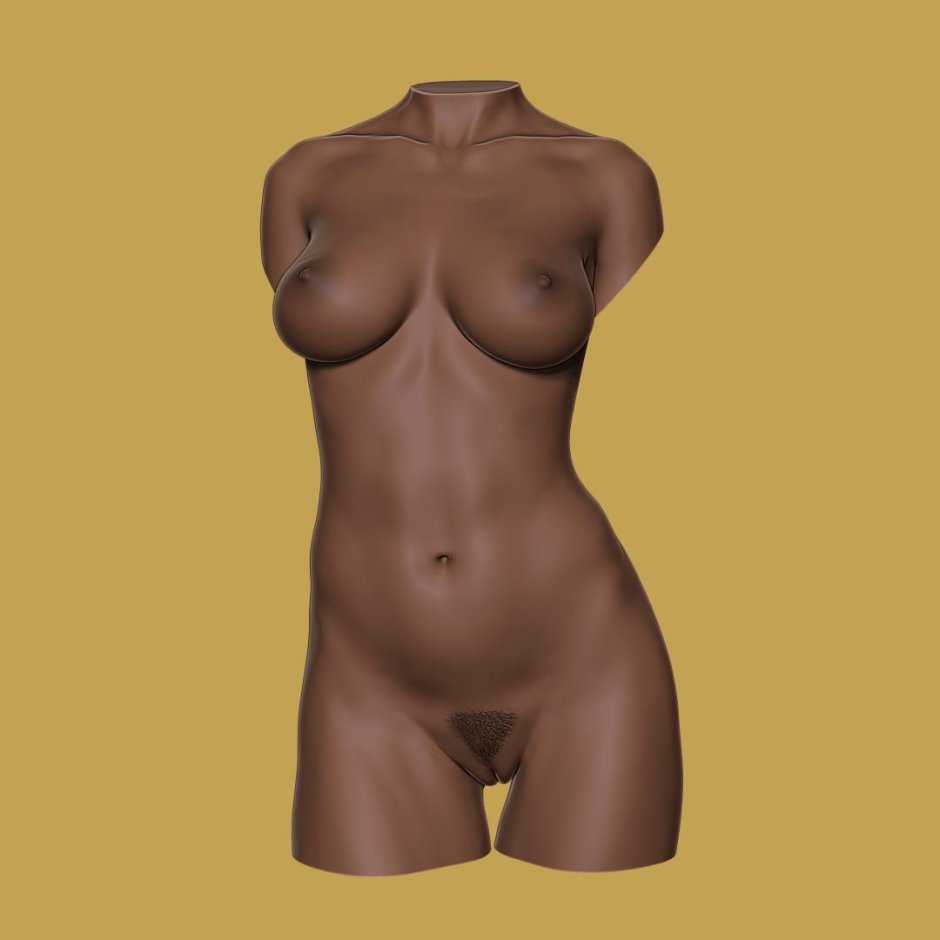 Голый женский торс