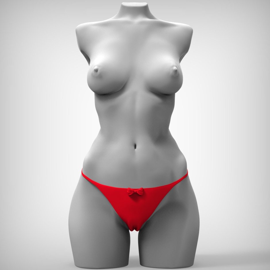 Красные женские трусы