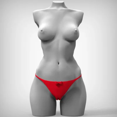 Красные женские трусы