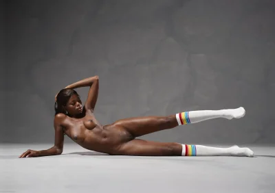 Чернокожие спортсменки ню