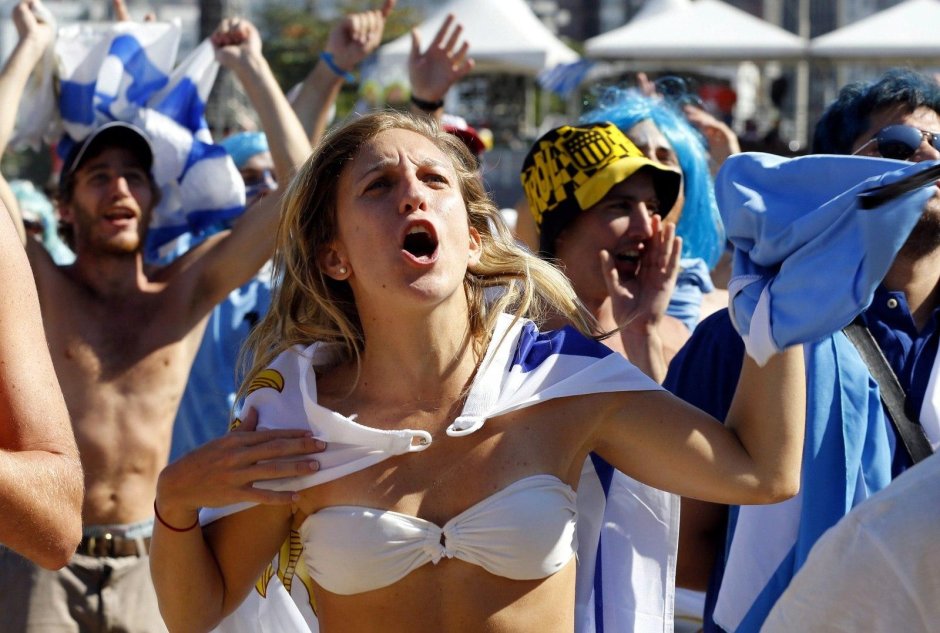 Болельщицы сборной аргентины