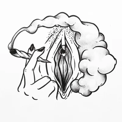 Эскизы татуировок вагины