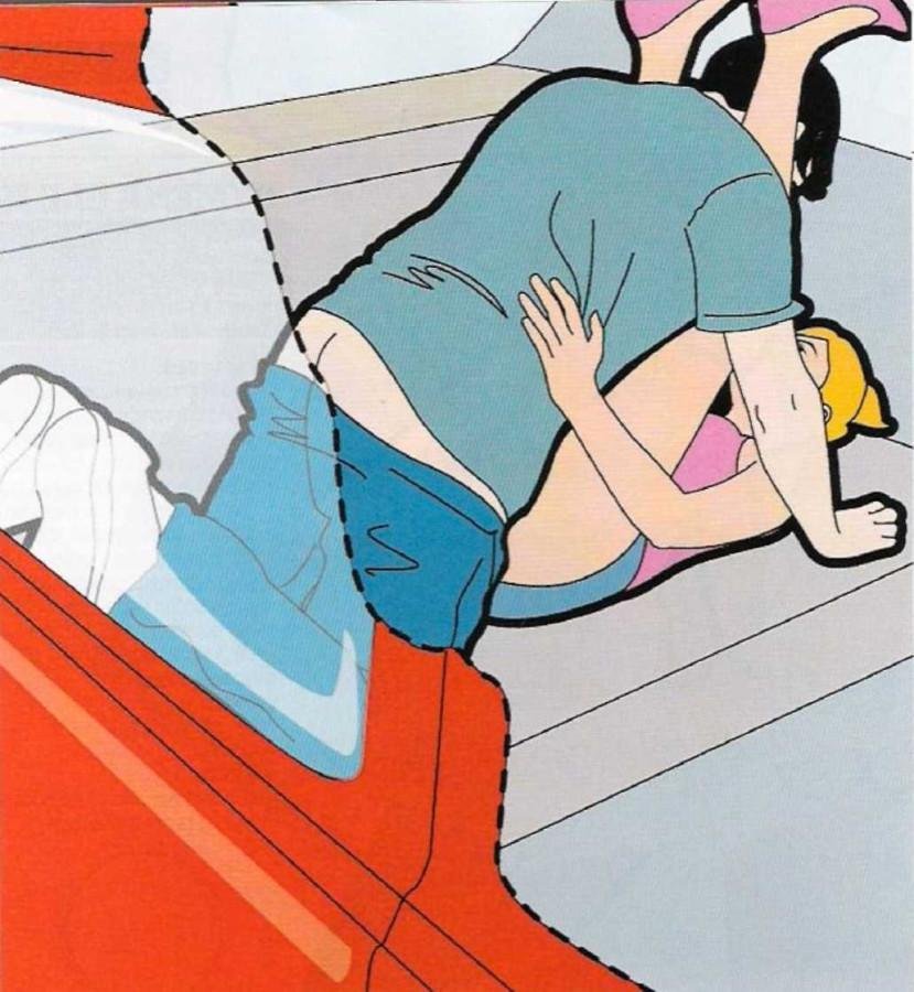 Удобные позы в машине