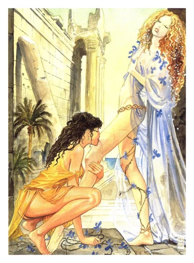 Итальянский художник мило манара 18