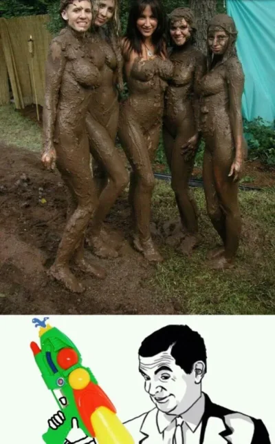 Девушки в грязи