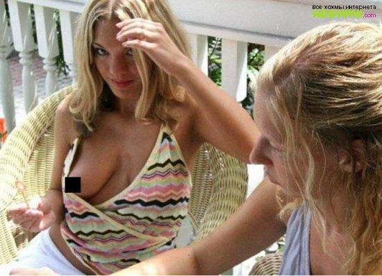 Засвет сисек