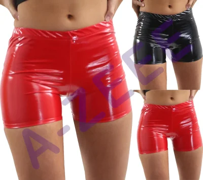 Шорты латекс женские