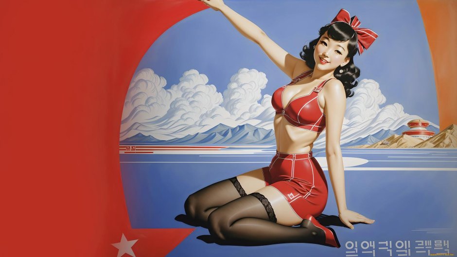 Северная корея арт