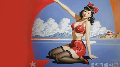 Северная корея арт