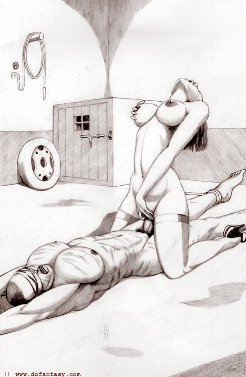 Интерьер карандашом