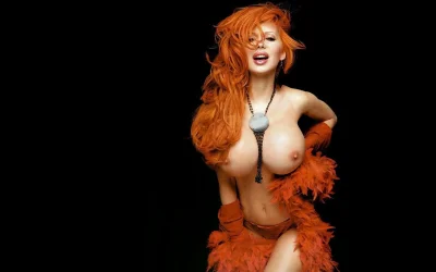 Рыжие женщины с большими сиськами