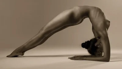 Йога фотосессия